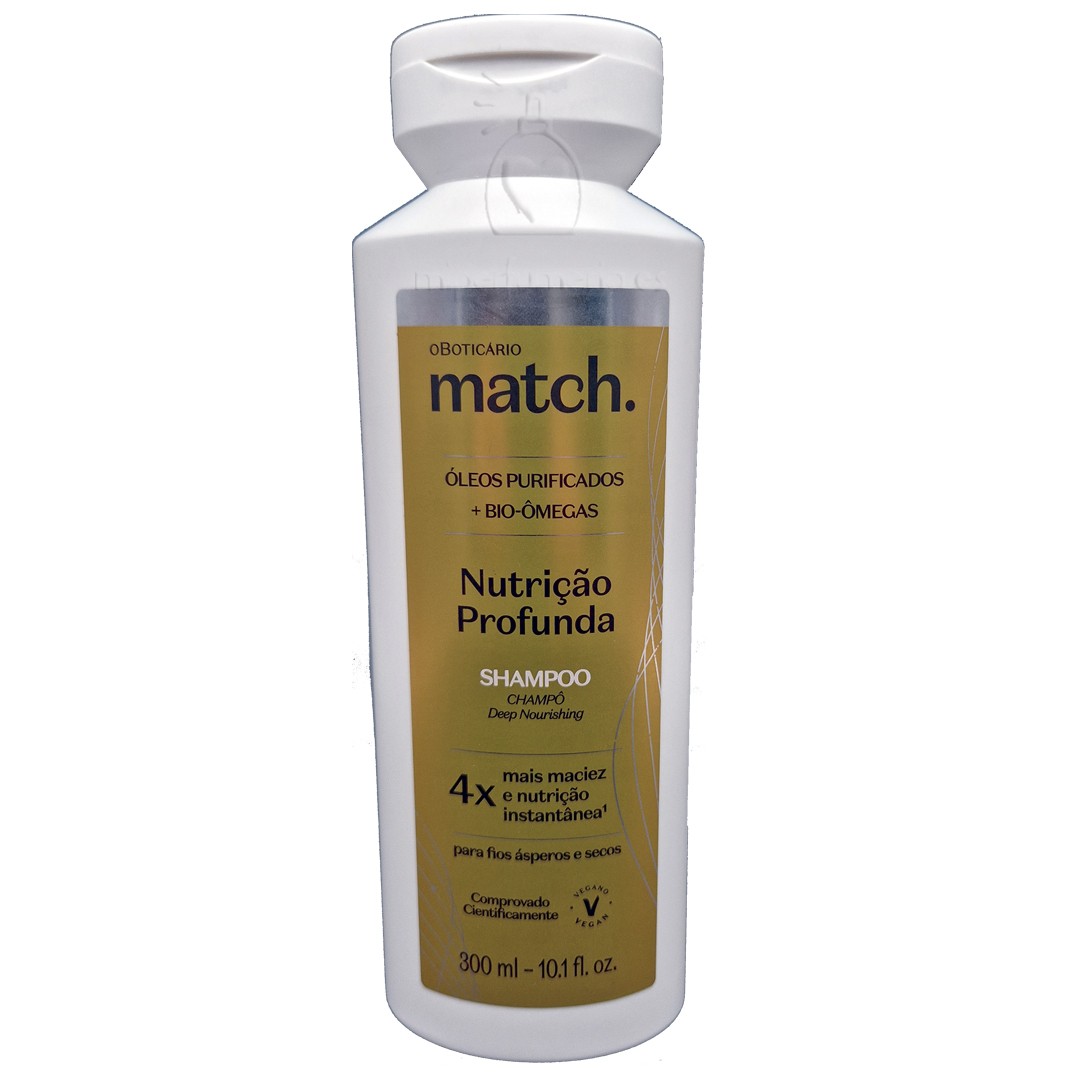 Match Fonte De Nutrição Shampoo, 250ml