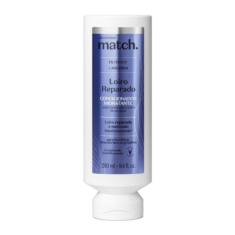 Match Condicionador Matizador Proteção Dos Loiros, 250ml